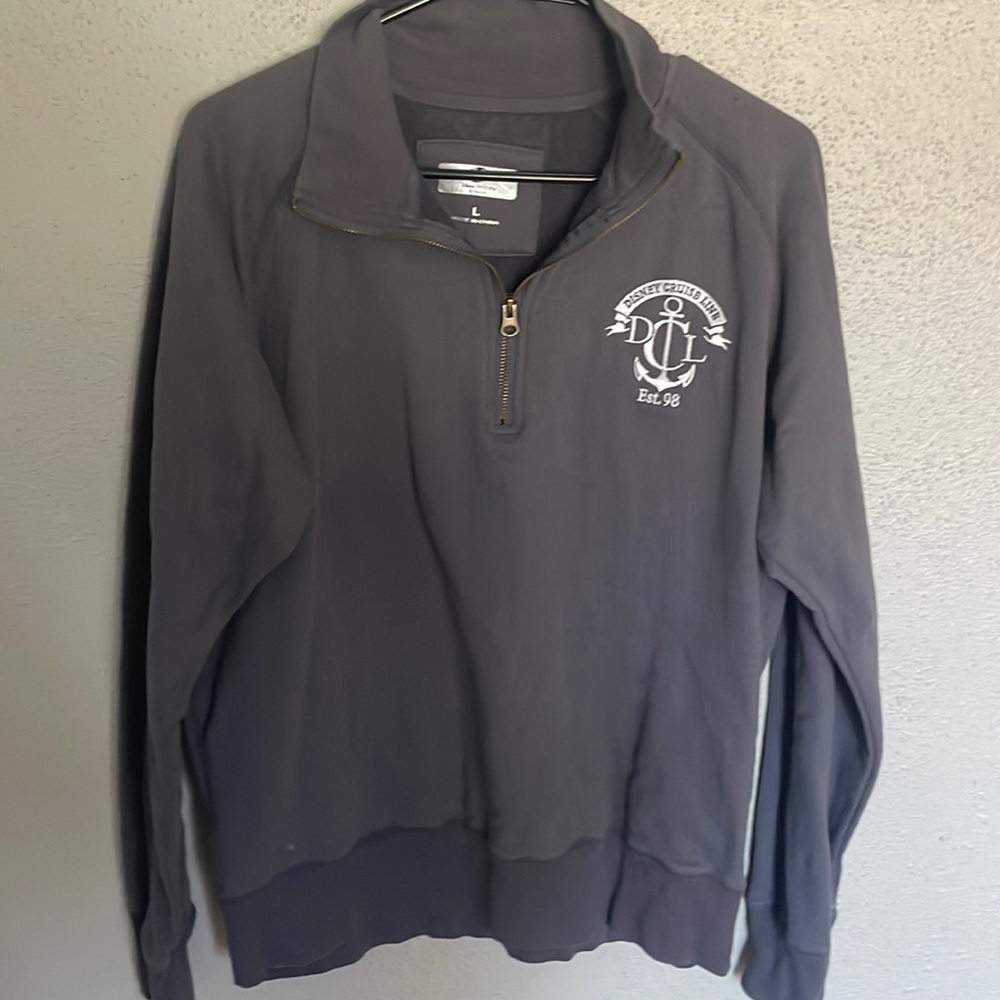 Disney Cruise Line 1/4 Zip Mock Neck